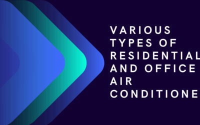 Various Types of Residential and Office Air conditioners